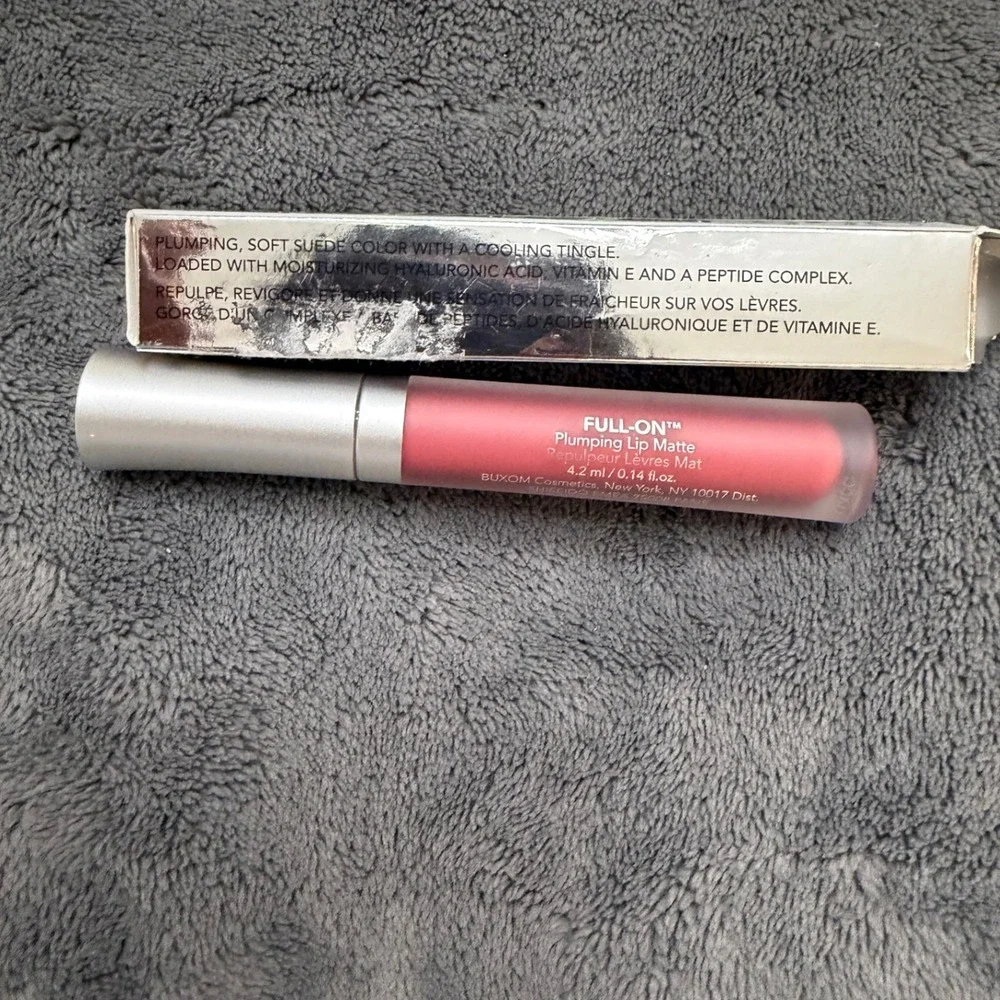 Buxom Plumping Lip Matte Women 0.14oz GNO New Pink Suede Finish Liquid Lipstick
